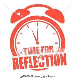 Vector Stock - Time for reflection. Stock Clip Art ...
