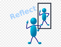 Reflection Thinking Clipart - Reflection Clipart Free - Png ...