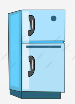 Hand Painted Refrigerator Blue Refrigerator Refrigerator ...