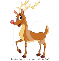 Reindeer Clipart #434590 - Illustration by yayayoyo