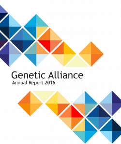 Annual Reports | GeneticAlliance.org