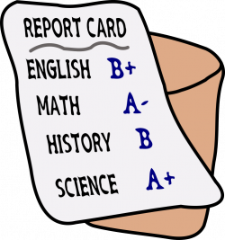 Clipart - Report Card