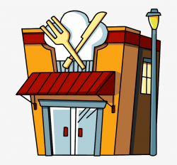 Library Drawing Restaurant - Restaurant Clipart Png PNG ...