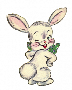 Vintage Easter Bunny Clipart – Merry Christmas And Happy New Year 2018