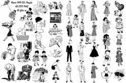 Download for free 10 PNG Retro clipart mid century Images ...