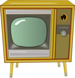 Vintage Tv Clip Art at Clker.com - vector clip art online, royalty ...