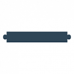 Ribbon rolling pin navy blue - Transparent PNG & SVG vector