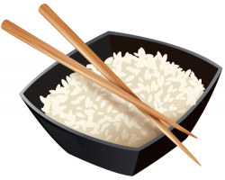 Chinese Rice and Chopsticks - Best WEB Clipart