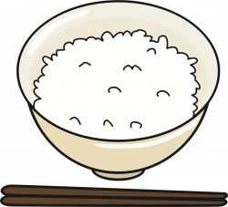 Clipart Of Rice, Big Bowl And Bowl Rice - Bowl Of Rice ...