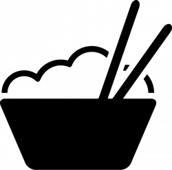 Bowl With Rice And Chopsticks Svg Png Icon Free Download (#58853 ...