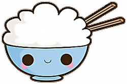 Kawaii Cute Bowlfreetoedit Ⓒ - Arroz Con Leche Kawaii ...