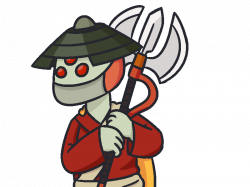 Sakura the Fish Samurai Rice Farmer Mercenary by PSandwich on DeviantArt