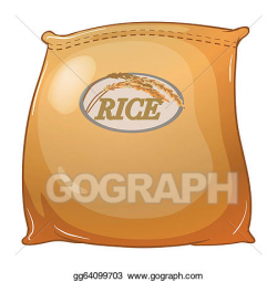 Vector Stock - A sack of rice. Stock Clip Art gg64099703 ...