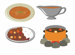 Japanese Food Clipart Coffee - Curry Rice Food Clipart ...