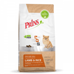 Prins ProCare Mini Lamb & Rice Hypoallergic | prinspetfoods.nl
