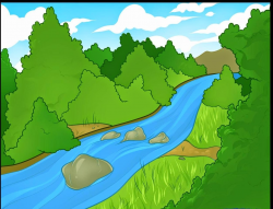 Awesome River Clipart Design - Digital Clipart Collection