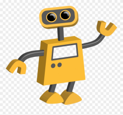 Friendly Bot - Robots Transparent Background Clipart ...