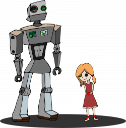 Girl And Robot Icons PNG - Free PNG and Icons Downloads