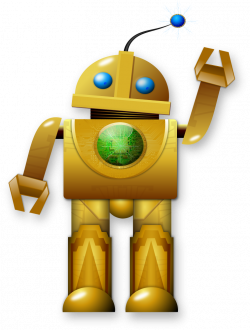 OnlineLabels Clip Art - Friendly Robot Remix