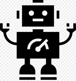 Robot Icon clipart - Robot, Black, Text, transparent clip art