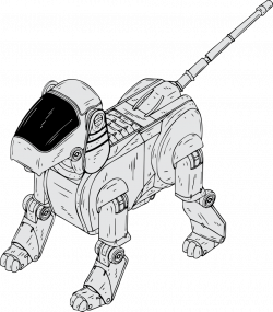 Public Domain Clip Art Image | robot dog | ID: 13526617217388 ...