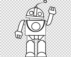 Robot Black And White Drawing Coloring Book PNG, Clipart ...