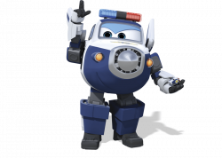 Paul the Police Airplane Robot transparent PNG - StickPNG