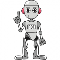 Standing Robot clipart, cliparts of Standing Robot free ...