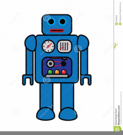 Retro Robot Clipart Free | Free Images at Clker.com - vector ...