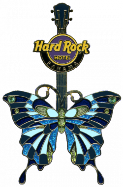 Hard Rock hotel & casino guitar pins Panama megapolis