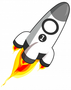 Cartoon rocket ship black and white - gm6.info