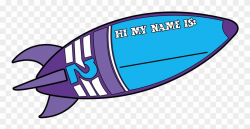 Spaceship Pictures For Kids Cliparts - Space Name Tag - Png ...