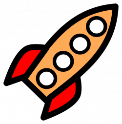 Clipart - Four Window Rocket