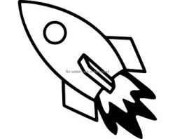 Vector rocketship | Etsy