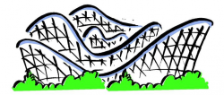 Roller coaster clipart free clipart images - Clipartix