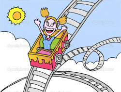66+ Rollercoaster Clipart | ClipartLook