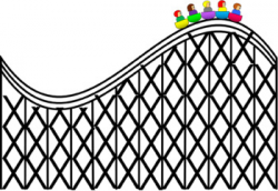 Roller coaster with side view kids clip art by reading with ...