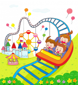 Roller coaster Animation - Children play roller coaster 938*1024 ...