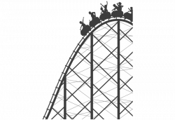 Roller Coaster Silhouette at GetDrawings.com | Free for personal use ...