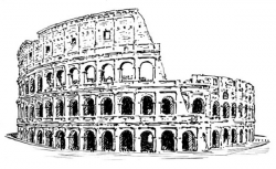 Free Roman Colosseum Clipart, 1 page of free to use image ...