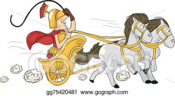 EPS Illustration - Roman chariot. Vector Clipart gg75420481 ...