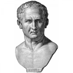 Bust Of Marcus Tullius Cicero clipart, cliparts of Bust Of ...