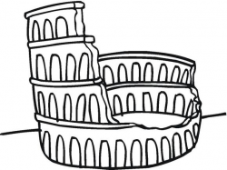 How to Draw the Colosseum for Kids - Use this as an example ...