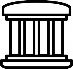 Greek Building With Four Pillars Svg Png Icon Free Download (#66564 ...