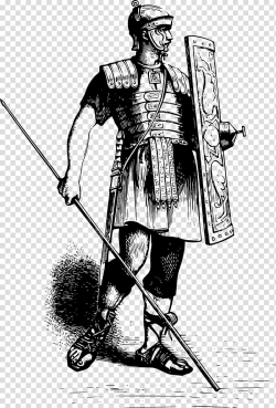 Ancient Rome Soldier Drawing Roman army, warrior transparent ...