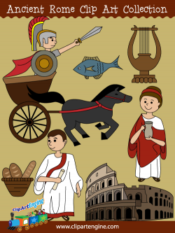 Ancient Rome Clip Art Collection for Personal and Commercial Use