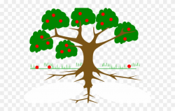 Roots Clipart Rooted Tree - Clip Arts Tree With Roots - Png ...