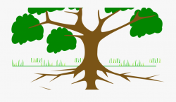 Tree Roots - Tree With 6 Branches #2464750 - Free Cliparts ...