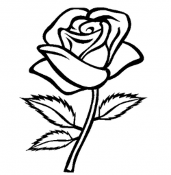 Silhouette Rose at GetDrawings.com | Free for personal use ...