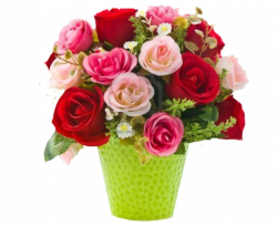 13906683-artificial-rose-flowers-in-green-vase by lorawise on DeviantArt